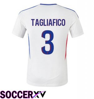 lyon OL (TAGLIAFICO 3) Home Soccer Jersey White 2024/2025