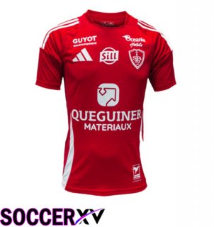 Stade Brestois Home Soccer Jersey Red 2024/2025