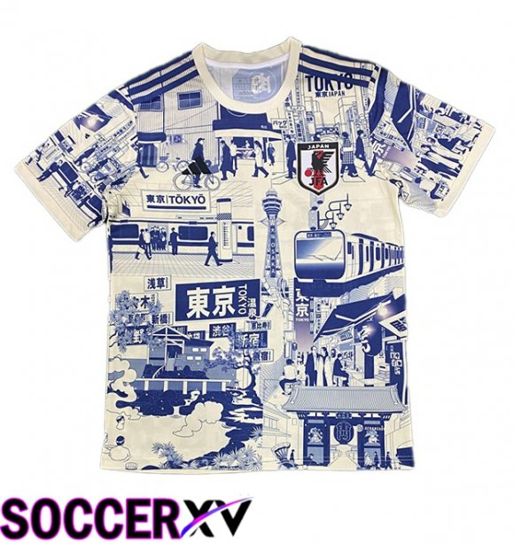 Japan Soccer Jersey Special Edition White 2024/2025