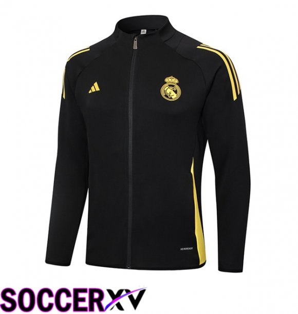 Real Madrid Training Jacket Black 2024/2025