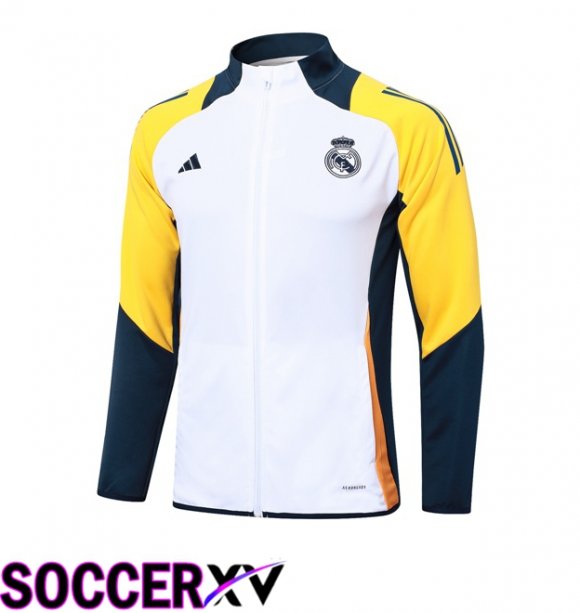 Real Madrid Training Jacket White 2024/2025