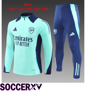 Arsenal Kids kit Training Tracksuit Green 2024/2025