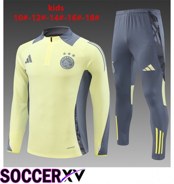 AFC Ajax Kids kit Training Tracksuit Yellow 2024/2025