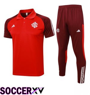 SC Internacional Soccer Polo + Training Pants Red 2024/2025