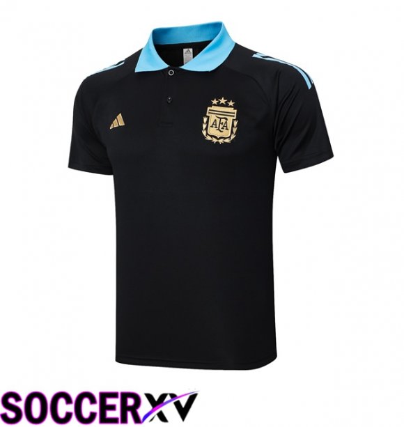 Argentina Soccer Polo Black 2024/2025