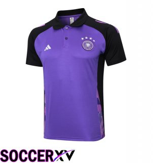 Germany Soccer Polo Purple 2024/2025