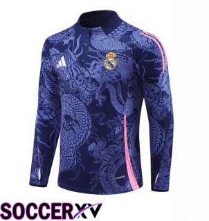 Real Madrid Training Sweatshirt Blue Royal 2024/2025