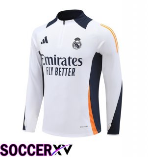 Real Madrid Training Sweatshirt White 2024/2025