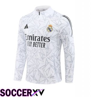 Real Madrid Training Sweatshirt White 2024/2025