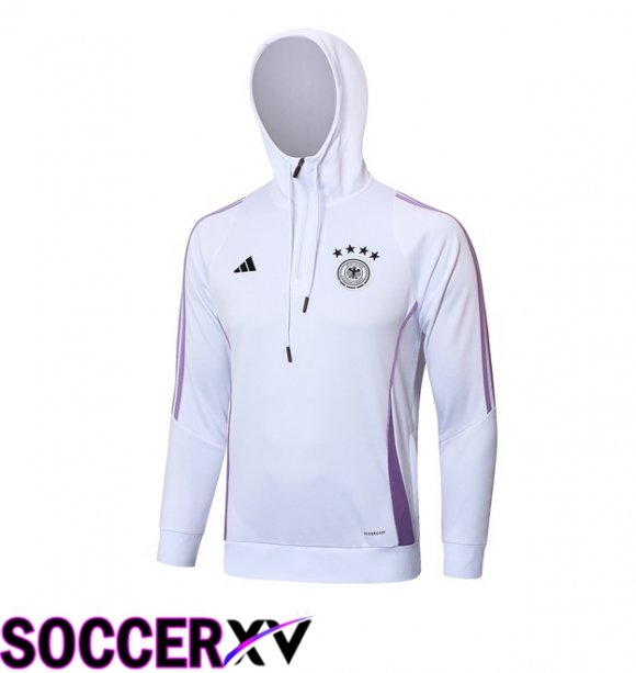 Germany Training Sweatshirt Hoodie White 2024/2025