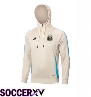 Argentina Training Sweatshirt Hoodie Yellow 2024/2025