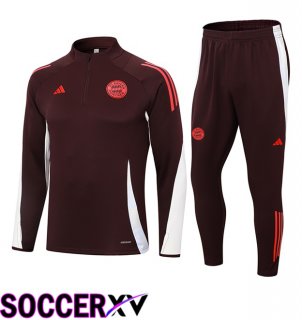 Bayern Munich kit Training Tracksuit Brown 2024/2025