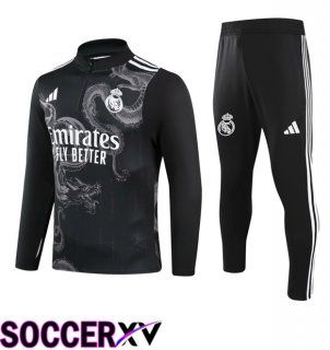 Real Madrid kit Training Tracksuit Black 2024/2025