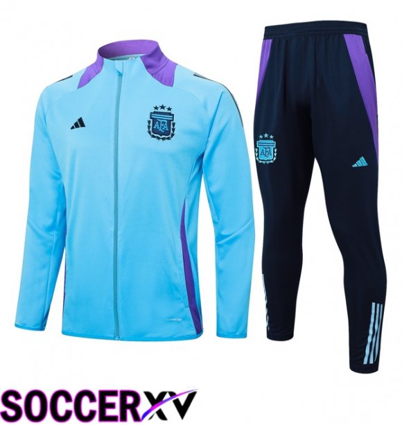 Argentina kit Training Jacket Suit Blue 2024/2025