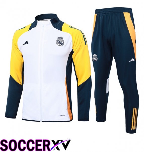 Real Madrid kit Training Jacket Suit White 2024/2025