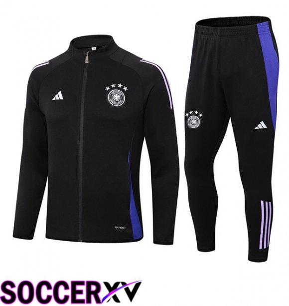 Germany kit Training Jacket Suit Black 2024/2025