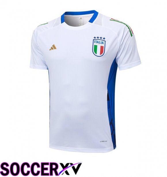 Italy Training T Shirt White 2024/2025