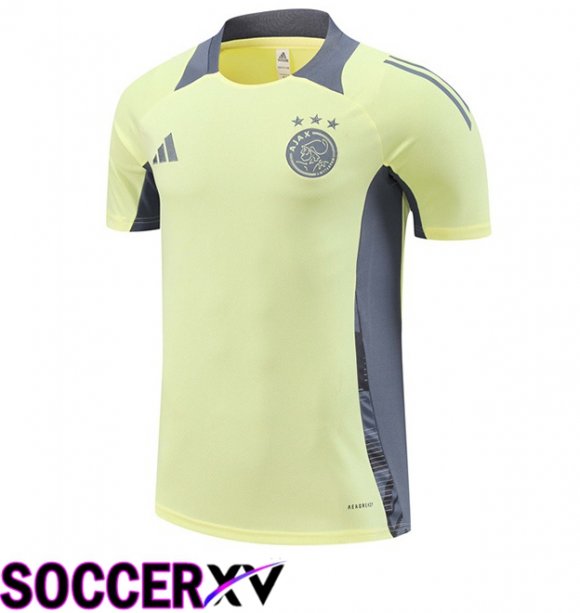 AFC Ajax Training T Shirt Yellow 2024/2025