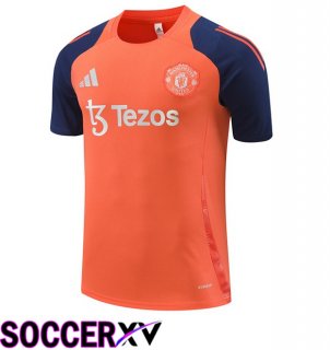 Manchester United Training T Shirt Orange 2024/2025