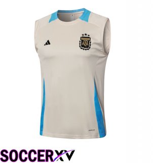 Argentina Soccer Vest Yellow 2024/2025