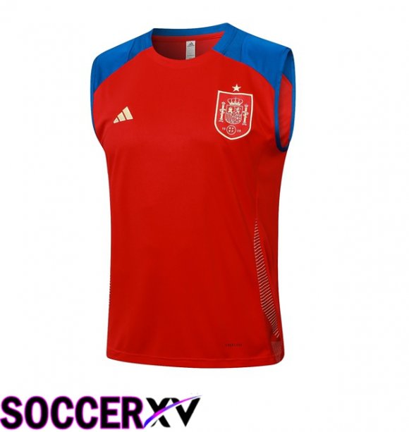 Spain Soccer Vest Red 2024/2025