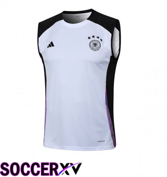 Germany Soccer Vest White 2024/2025