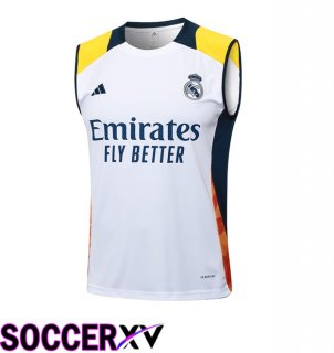 Real Madrid Soccer Vest White 2024/2025