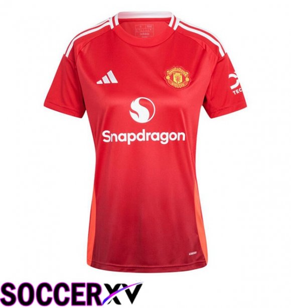 Manchester United Women Home Soccer Jersey Red 2024/2025