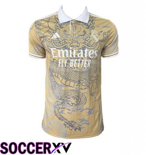 Real Madrid Soccer Jersey Special Edition Yellow 2024/2025