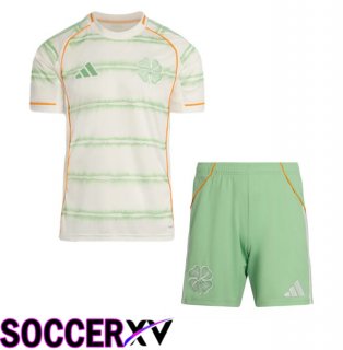 Celtic FC Kids Third Soccer Jersey Green White 2025/2026