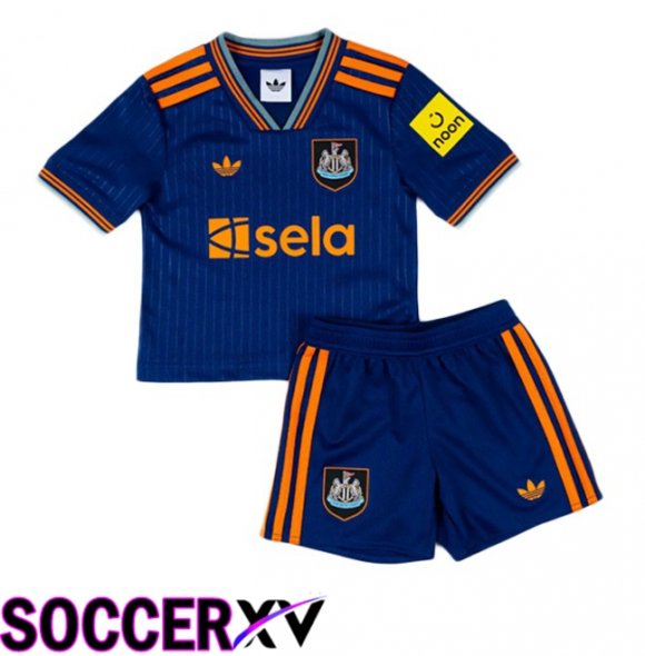 Newcastle United Kids Third Soccer Jersey Blue 2025/2026