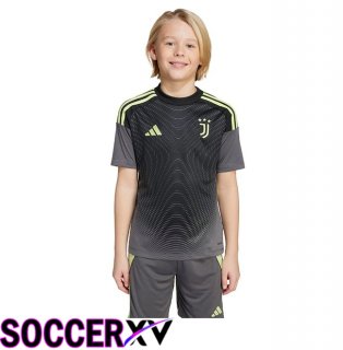 Juventus Kids Goalkeeper Soccer Jersey Grey 2025/2026