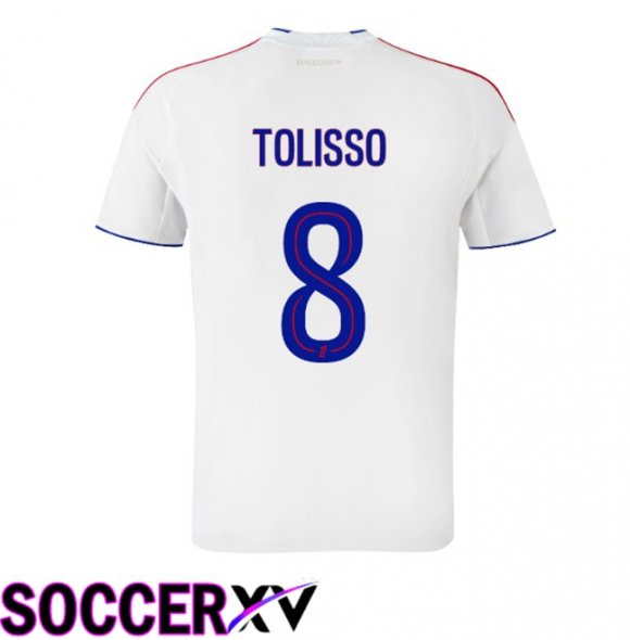 lyon OL (VERETOUT 7) Home Soccer Jersey White 2025/2026