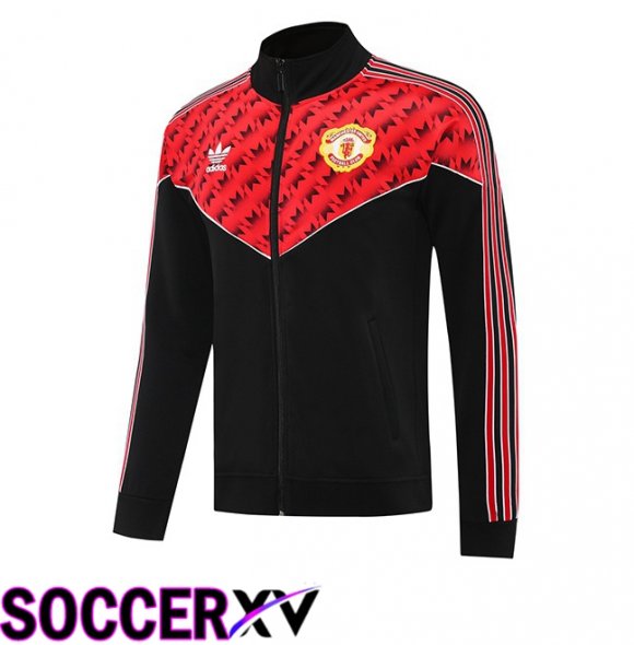Manchester United Training Jacket Red Black 2025/2026