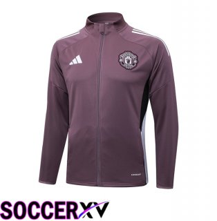 Manchester United Training Jacket Purple 2025/2026