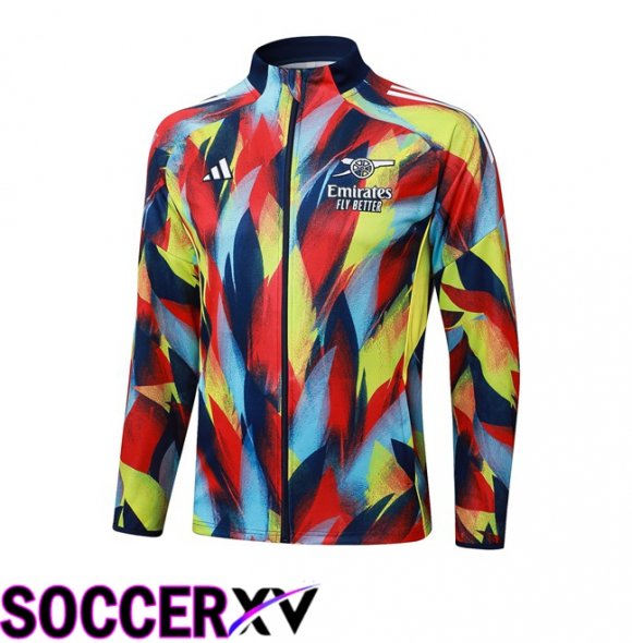 Arsenal Training Jacket Red Yellow 2025/2026