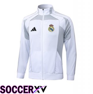 Real Madrid Training Jacket White 2025/2026