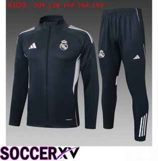 Real Madrid Kids kit Training Jacket Suit Blue Royal 2025/2026