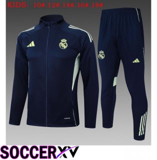 Real Madrid Kids kit Training Jacket Suit Blue Royal 2025/2026