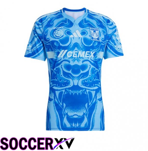 Tigres UANL Away Soccer Jersey Blue 2025/2026