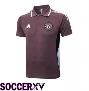 Manchester United Soccer Polo Purple 2025/2026