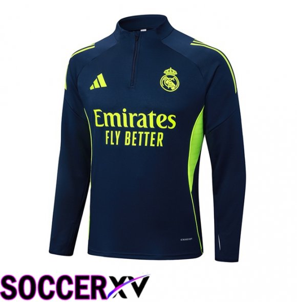 Real Madrid Training Sweatshirt Blue Royal 2025/2026