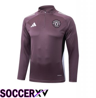 Manchester United Training Sweatshirt Purple 2025/2026