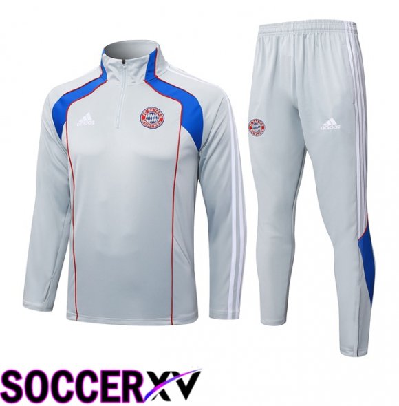 Bayern Munich kit Training Tracksuit Grey 2025/2026