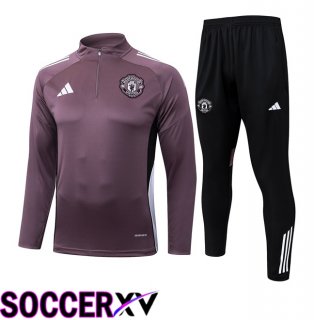 Manchester United kit Training Tracksuit Purple 2025/2026