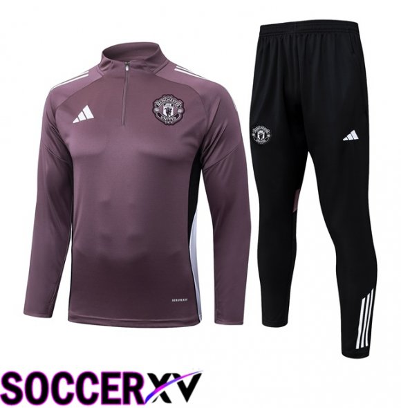 Manchester United kit Training Tracksuit Purple 2025/2026