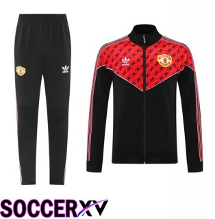 Manchester United kit Training Jacket Suit Red Black 2025/2026