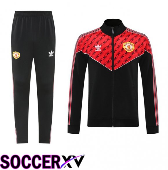 Manchester United kit Training Jacket Suit Red Black 2025/2026