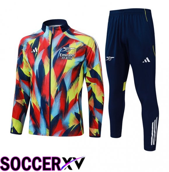 Arsenal kit Training Jacket Suit Red Yellow 2025/2026