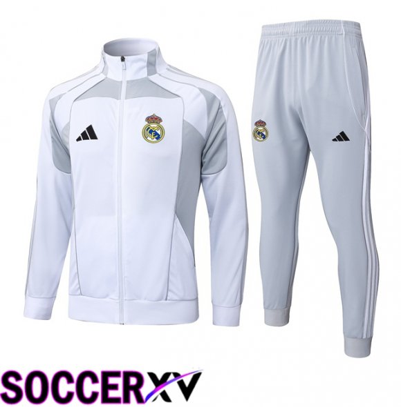 Real Madrid kit Training Jacket Suit White 2025/2026
